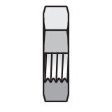 Triple-Lok 37 Flare JIC - Bulkhead Locknut